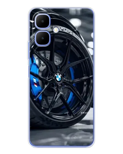 Чехол для TECNO Spark Go 2 с картинкой «Колесо BMW вблизи» Чехол для TECNO Spark Go 2 с картинкой «Колесо BMW вблизи»