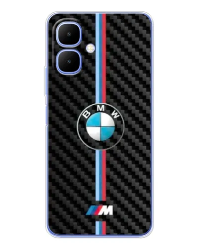 Чехол для TECNO Spark Go 2 с картинкой «Эмблема BMW и карбон» Чехол для TECNO Spark Go 2 с картинкой «Эмблема BMW и карбон»
