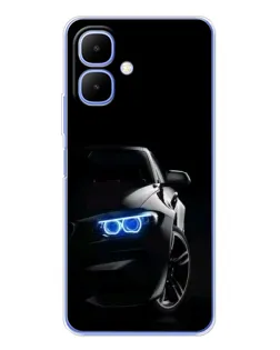 Чохол для TECNO Spark Go 2 з картинкою «BMW — нічний погляд» Чохол для TECNO Spark Go 2 з картинкою «BMW — нічний погляд»
