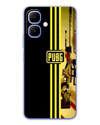 Чехол для TECNO Spark Go 2 с картинкой «PUBG — камуфляжный шлем»