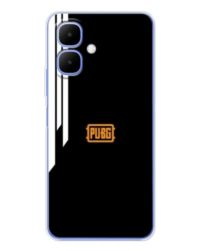 Чехол для TECNO Spark Go 2 с картинкой «PUBG — вертикальные линии»