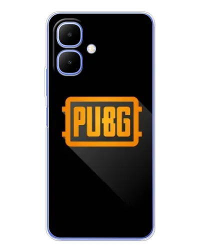 Чехол для TECNO Spark Go 2 с картинкой «PUBG — рамка лого»