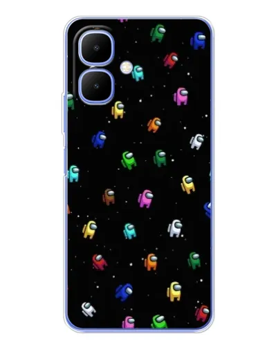 Чехол для TECNO Spark Go 2 с картинкой «Экипаж Among Us»