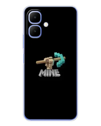 Чехол для TECNO Spark Go 2 с картинкой «Алмазная кирка» Чехол для TECNO Spark Go 2 с картинкой «Алмазная кирка»