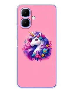 Чехол для TECNO Spark Go 2 с картинкой «Сказочный единорог»
