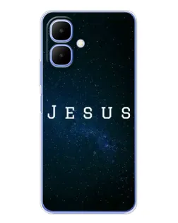 Чехол для TECNO Spark Go 2 с картинкой «Звездное небо Jesus»