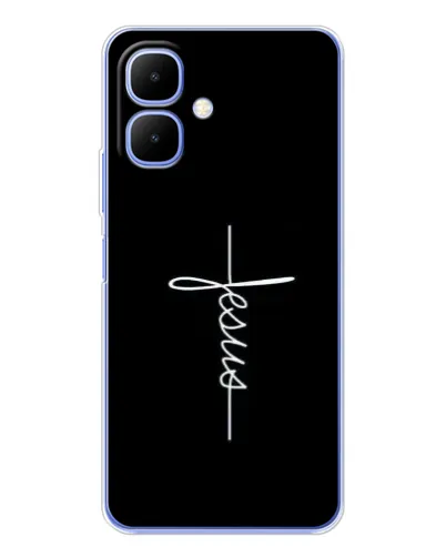 Чехол для TECNO Spark Go 2 с картинкой «Тонкая линия веры» Чехол для TECNO Spark Go 2 с картинкой «Тонкая линия веры»