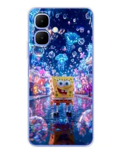 Чехол для TECNO Spark Go 2 с картинкой «Неоновый океан»