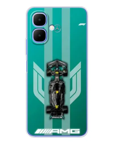 Чехол для TECNO Spark Go 2 с картинкой «Mercedes AMG Petronas»