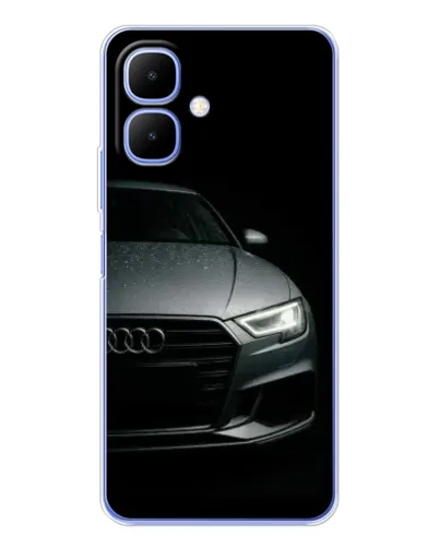 Чехол для TECNO Spark Go 2 с картинкой «Audi — детализация кузова»