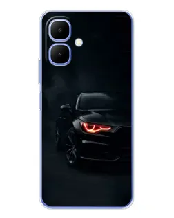 Чехол для TECNO Spark Go 2 с картинкой «Audi — хищный взгляд»