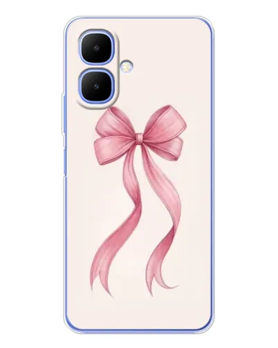 Чехол для TECNO Spark Go 2 с картинкой «Розовый бант»