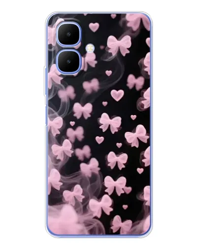 Чехол для TECNO Spark Go 2 с картинкой «Неоновое кружево»