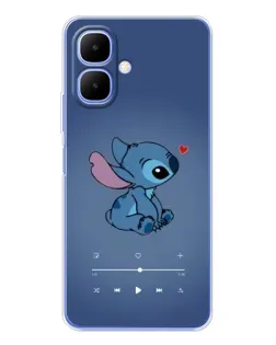 Чехол для TECNO Spark Go 2 с картинкой «Музыкальный Stitch» Чехол для TECNO Spark Go 2 с картинкой «Музыкальный Stitch»
