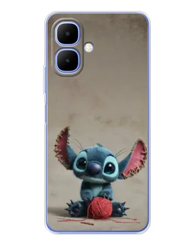 Чехол для TECNO Spark Go 2 с картинкой «Стич на коричневом фоне» Чехол для TECNO Spark Go 2 с картинкой «Стич на коричневом фоне»