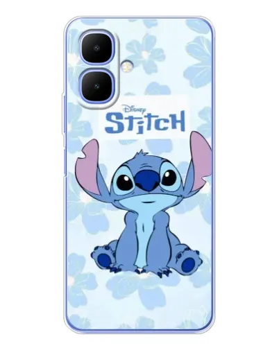 Чехол для TECNO Spark Go 2 с картинкой «Stitch среди цветов» Чехол для TECNO Spark Go 2 с картинкой «Stitch среди цветов»