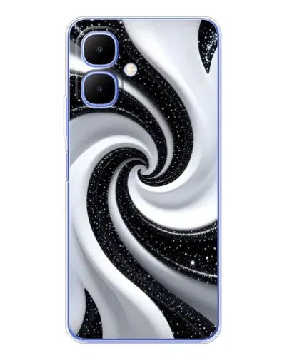 Чехол для TECNO Spark Go 2 с картинкой «Черно-белая спираль» Чехол для TECNO Spark Go 2 с картинкой «Черно-белая спираль»