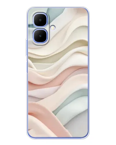 Чехол для TECNO Spark Go 2 с картинкой «Пастельные нежные волны» Чехол для TECNO Spark Go 2 с картинкой «Пастельные нежные волны»