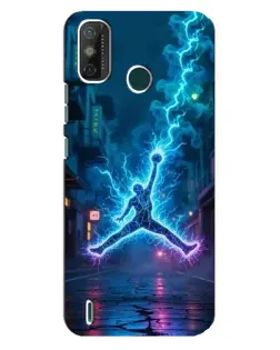 Чехол для TECNO Spark GO (2020) с картинкой «Jordan Gold Jumpman»