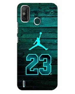 Чехол для TECNO Spark GO (2020) с картинкой «Jordan Cyan 23»