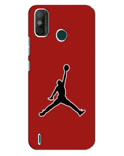 Чехол для TECNO Spark GO (2020) с картинкой «Jordan Red Back»