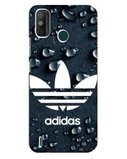 Чехол для TECNO Spark GO (2020) с картинкой «Adidas Trefoil Blue»