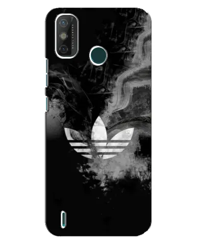 Чехол для TECNO Spark GO (2020) с картинкой «Абстрактный дым Adidas»