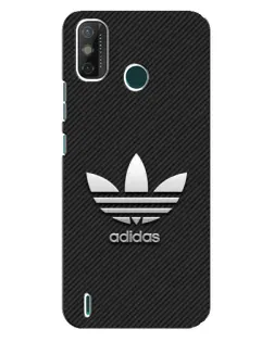 Чехол для TECNO Spark GO (2020) с картинкой «Adidas Карбоновая текстура»