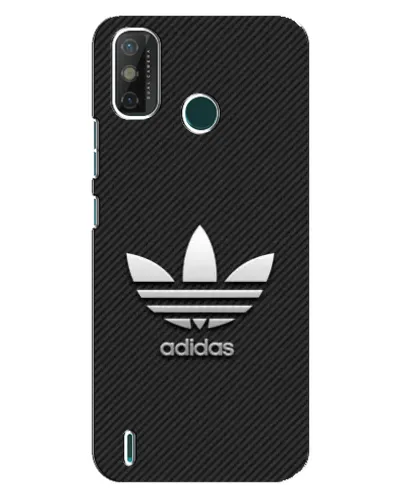 Чехол для TECNO Spark GO (2020) с картинкой «Adidas Карбоновая текстура»