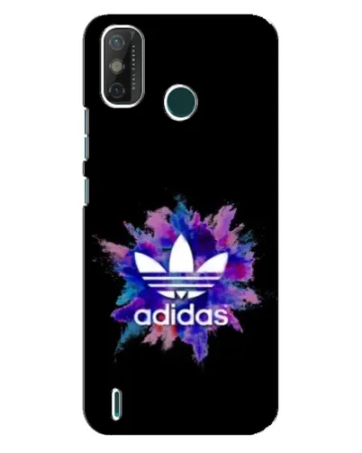 Чехол для TECNO Spark GO (2020) с картинкой «Взрыв красок Adidas»