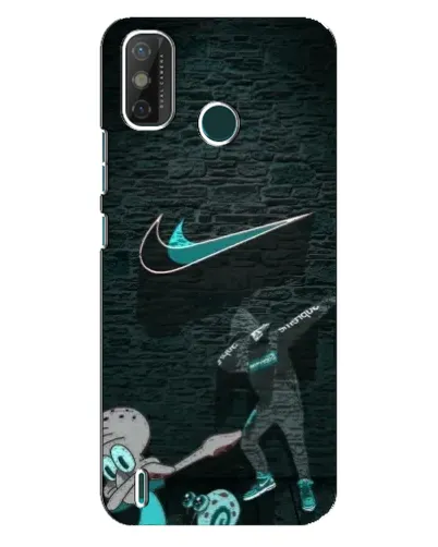 Чехол для TECNO Spark GO (2020) с картинкой «Спортивный арт Nike»