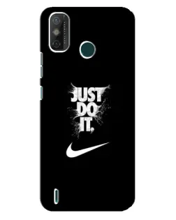 Чехол для TECNO Spark GO (2020) с картинкой «Текстовый принт Nike»