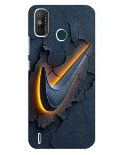 Чехол для TECNO Spark GO (2020) с картинкой «Объемный логотип Найк»