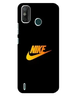 Чехол для TECNO Spark GO (2020) с картинкой «Золотой логотип Nike»