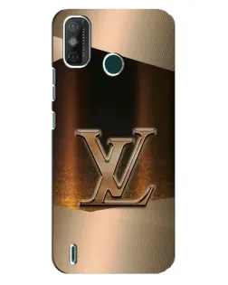 Чехол для TECNO Spark GO (2020) с картинкой «LV — золотое сияние»