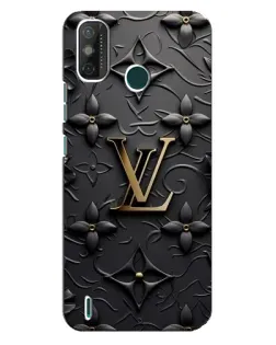 Чехол для TECNO Spark GO (2020) с картинкой «Кожаная текстура LV»