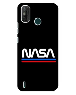 Чехол для TECNO Spark GO (2020) с картинкой «NASA — классика Red Blue»