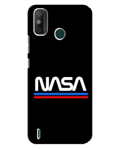 Чехол для TECNO Spark GO (2020) с картинкой «NASA — классика Red Blue»