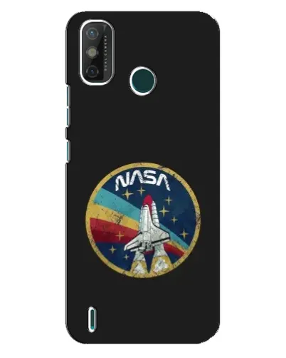 Чехол для TECNO Spark GO (2020) с картинкой «NASA — эмблема миссии»