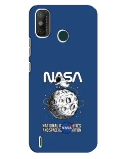 Чехол для TECNO Spark GO (2020) с картинкой «NASA — лунная миссия»