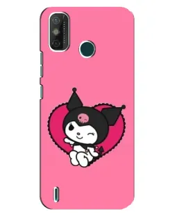 Чехол для TECNO Spark GO (2020) с картинкой «Kuromi — любовь в сердце»
