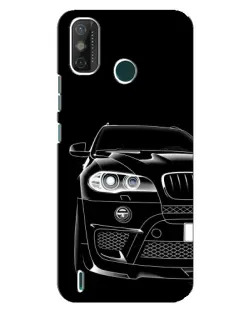 Чехол для TECNO Spark GO (2020) с картинкой «Темный силуэт BMW»