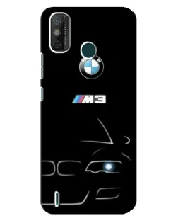 Чехол для TECNO Spark GO (2020) с картинкой «Минималистичный принт BMW M3»