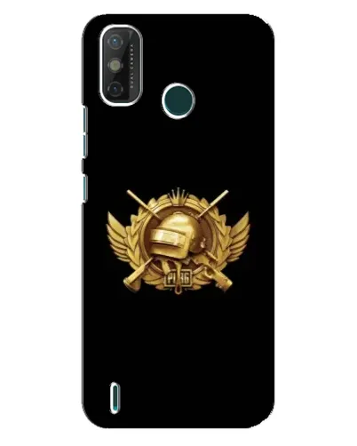 Чехол для TECNO Spark GO (2020) с картинкой «PUBG — оранжевый градиент»