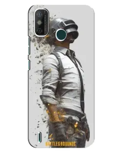Чехол для TECNO Spark GO (2020) с картинкой «PUBG — боец в пыли»