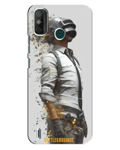Чехол для TECNO Spark GO (2020) с картинкой «PUBG — боец в пыли»