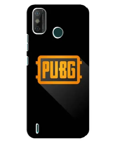 Чехол для TECNO Spark GO (2020) с картинкой «PUBG — рамка лого»