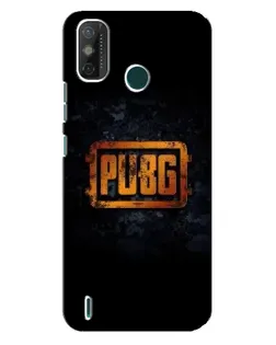 Чехол для TECNO Spark GO (2020) с картинкой «PUBG — золотой логотип»