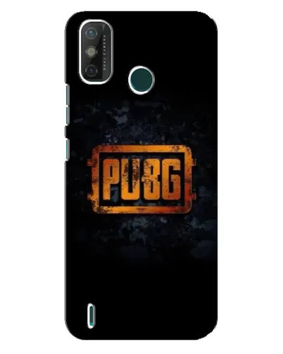 Чехол для TECNO Spark GO (2020) с картинкой «PUBG — золотой логотип»