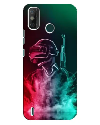 Чехол для TECNO Spark GO (2020) с картинкой «PUBG — огненный воин»